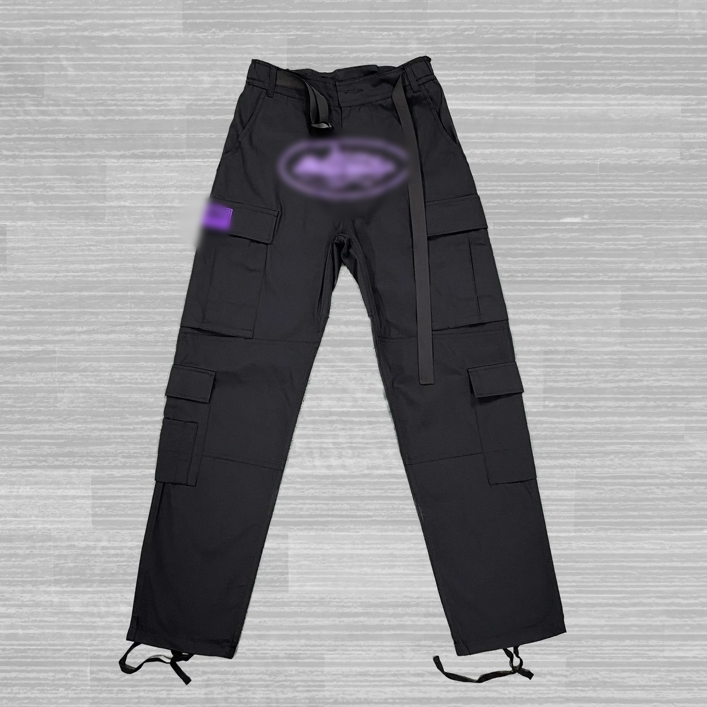 Alcatraz cargos - purple and Black