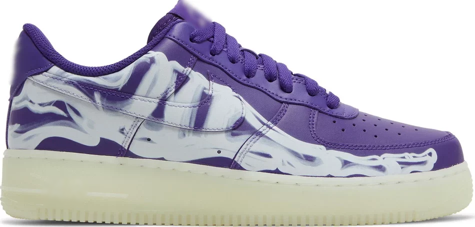 Air Force 1 Purple Skeleton