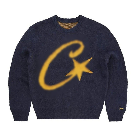 C Star Jumper- Navy/Yellow