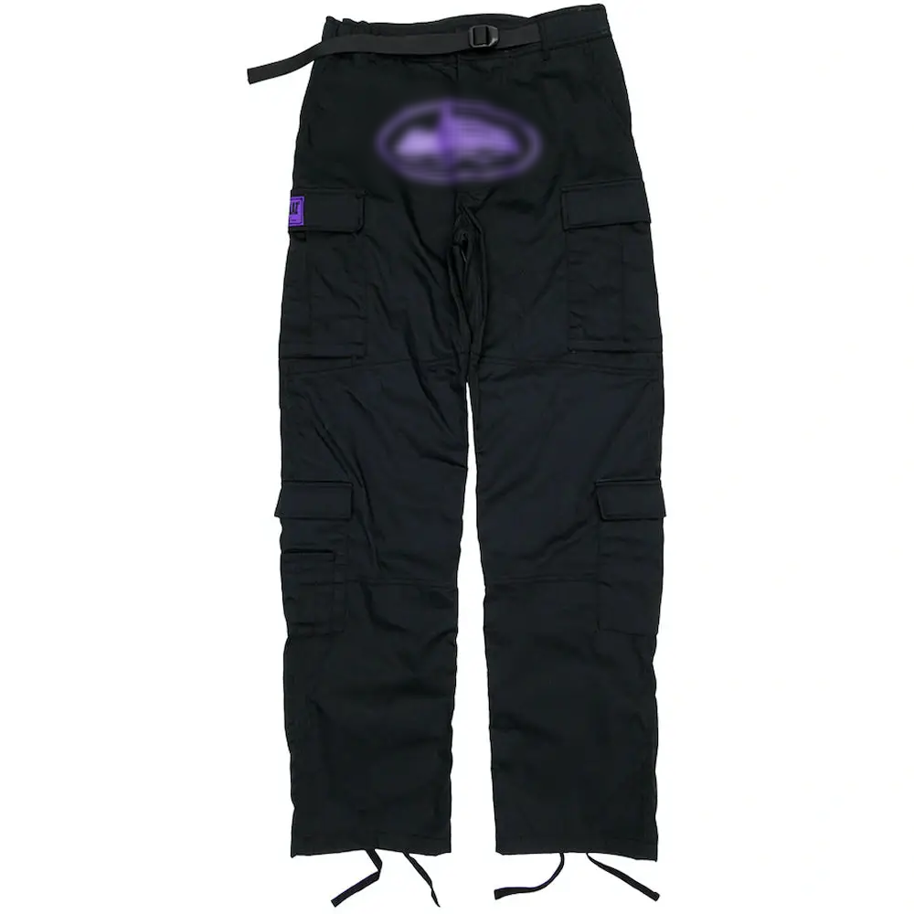 Alcatraz cargos - purple and Black