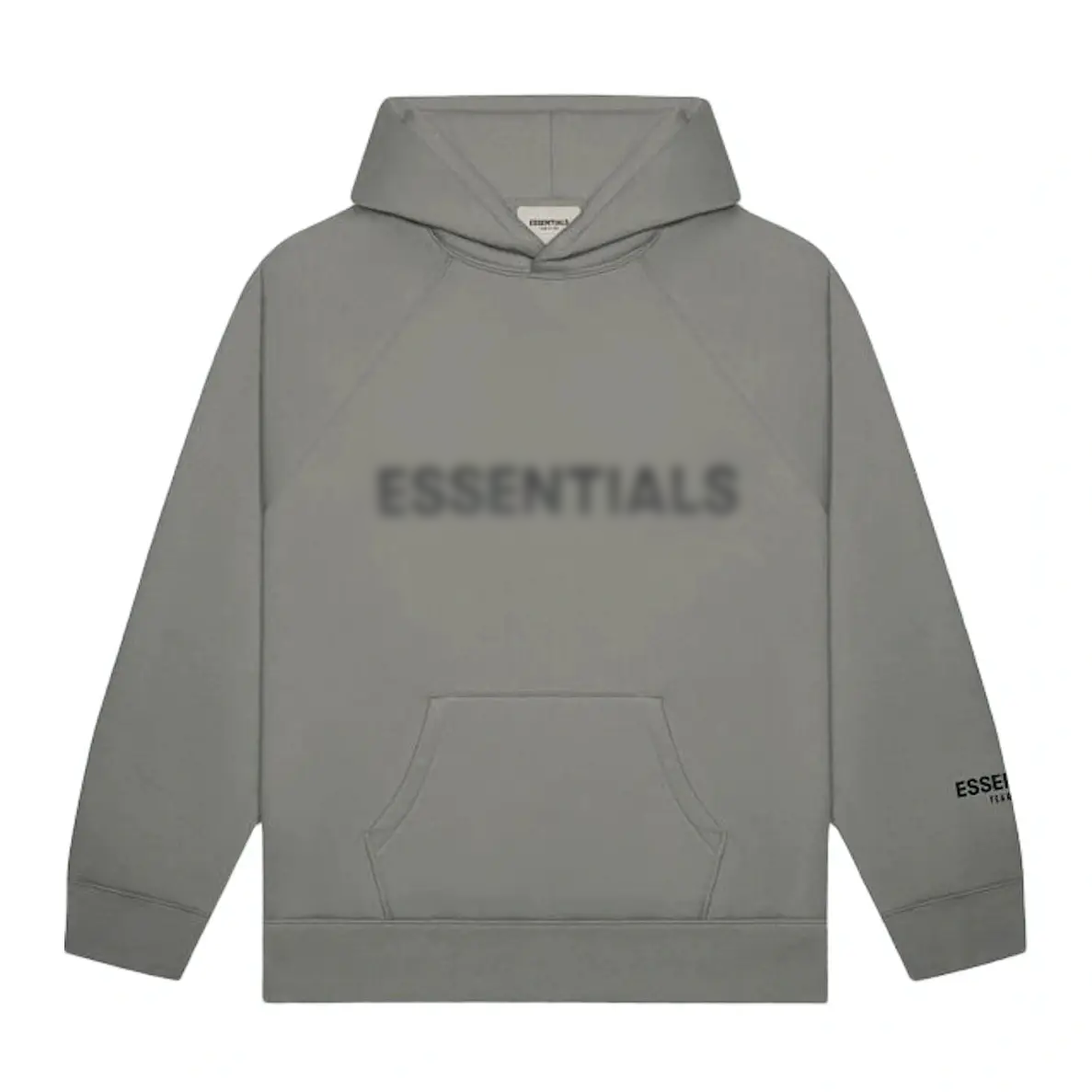 Grey ESNTLS Hoodie