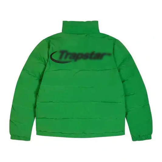 Trapstar Hyperdrive Puffer Jacket - Green and Black