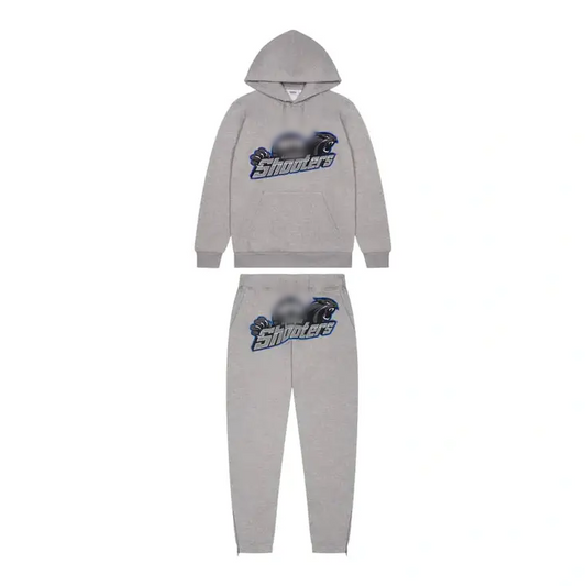 Trapstar London Shooters tracksuit - Grey/Black/Blue