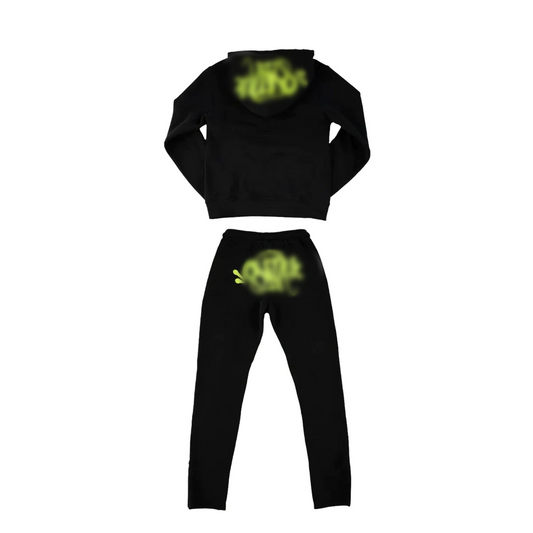 Synawrld tracksuit - Black/Green