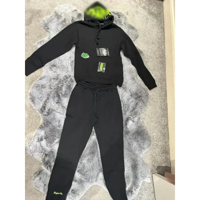 Synawrld tracksuit - Black/Green