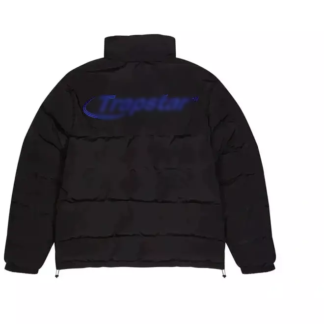 Trapstar Hyperdrive Puffer Jacket - Blue and black