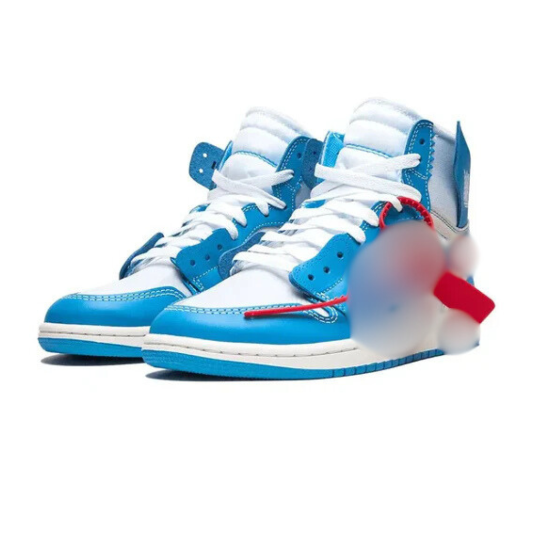 Light Blue high sneakers with tag