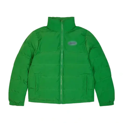 Trapstar Hyperdrive Puffer Jacket - Green and Black